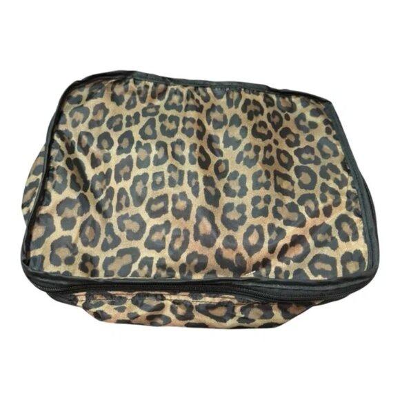 Chico’s Leopard Print 3-Piece Travel Set NWT $59.50 Packable Bags - Picture 2 of 7